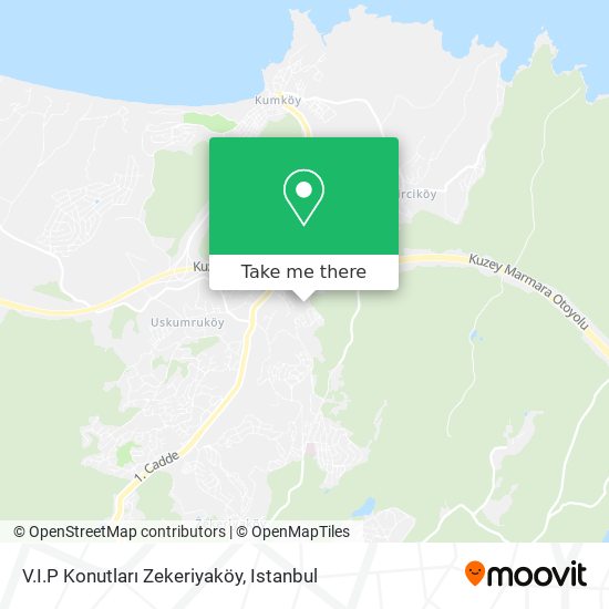 V.I.P Konutları Zekeriyaköy map