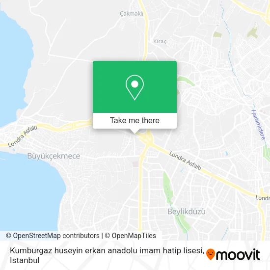 Kumburgaz huseyin erkan anadolu imam hatip lisesi map