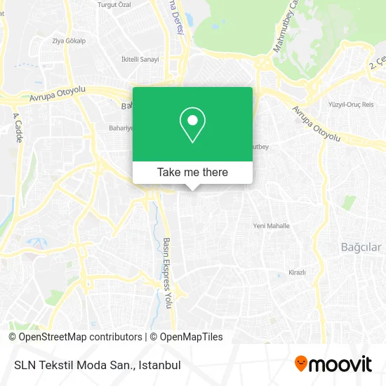 SLN Tekstil Moda San. map