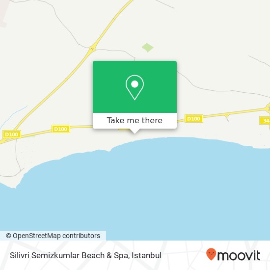 Silivri Semizkumlar Beach & Spa map