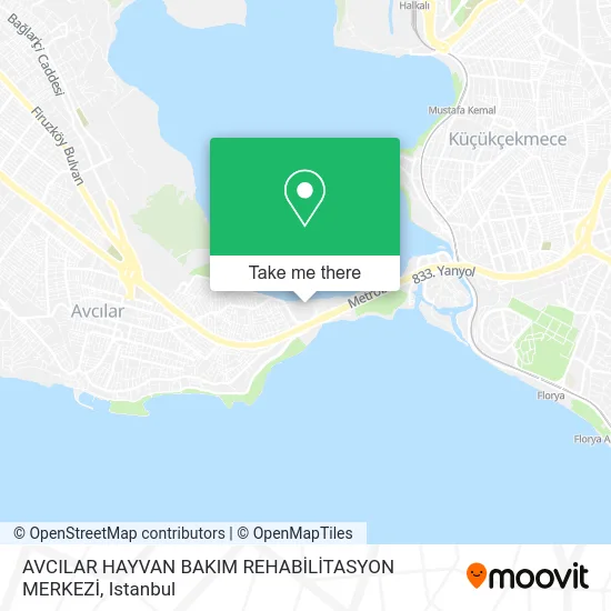 AVCILAR HAYVAN BAKIM REHABİLİTASYON MERKEZİ map