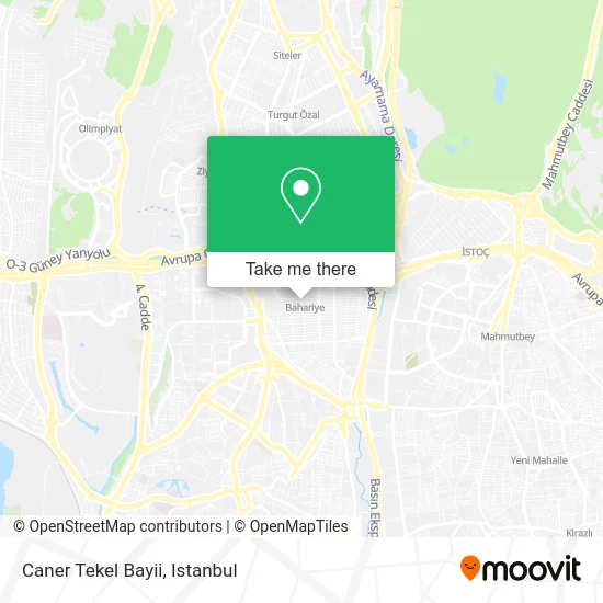 Caner Tekel Bayii map