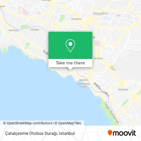 Çatalçesme Otobüs Durağı map