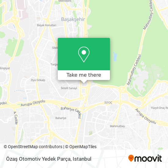 Özaş Otomotiv Yedek Parça map