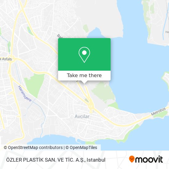ÖZLER PLASTİK SAN. VE TİC. A.Ş. map
