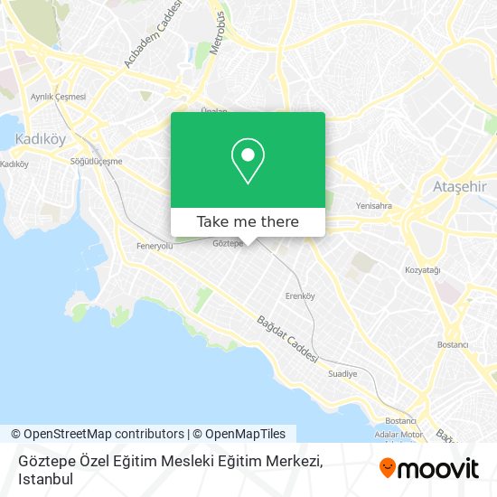 Göztepe Özel Eğitim Mesleki Eğitim Merkezi map