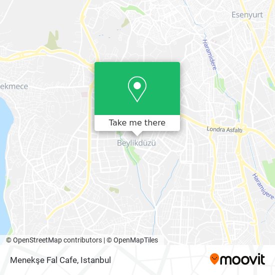 Menekşe Fal Cafe map