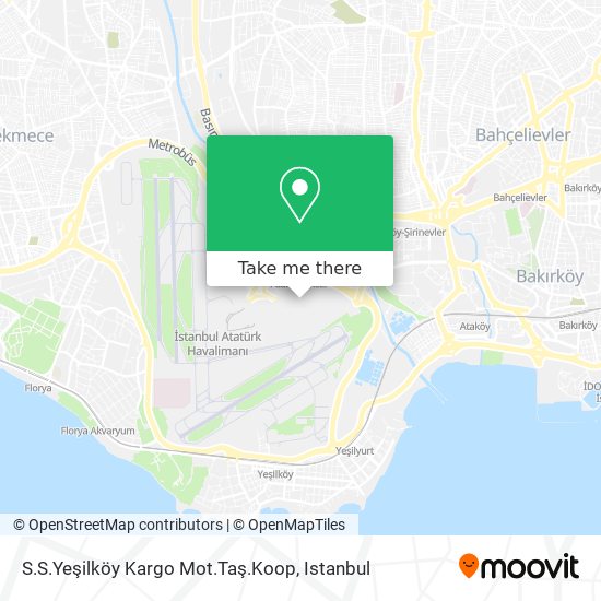 S.S.Yeşilköy Kargo Mot.Taş.Koop map