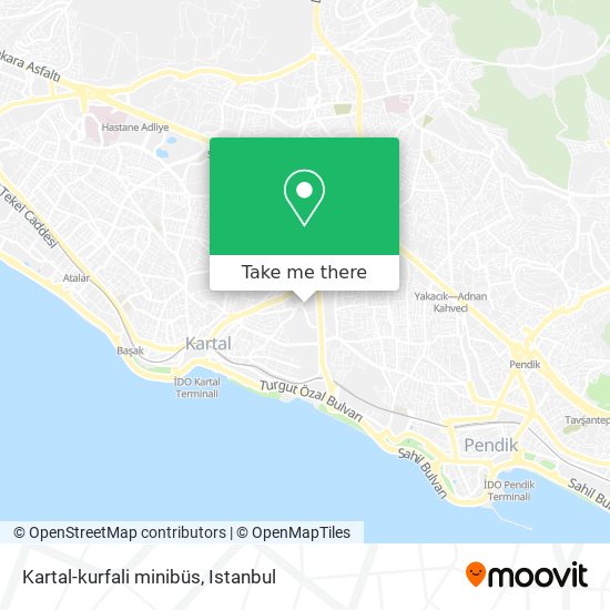 Kartal-kurfali minibüs map