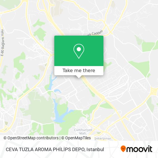 CEVA TUZLA AROMA PHİLİPS DEPO map