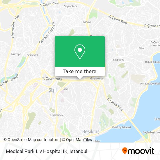 Medical Park Liv Hospital İK map