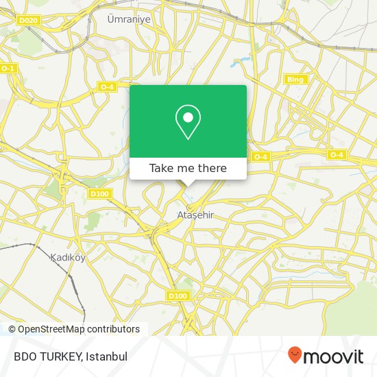 BDO TURKEY map
