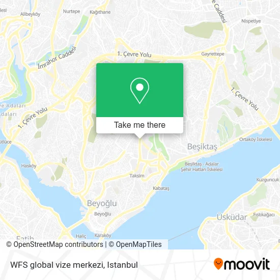 WFS global vize merkezi map