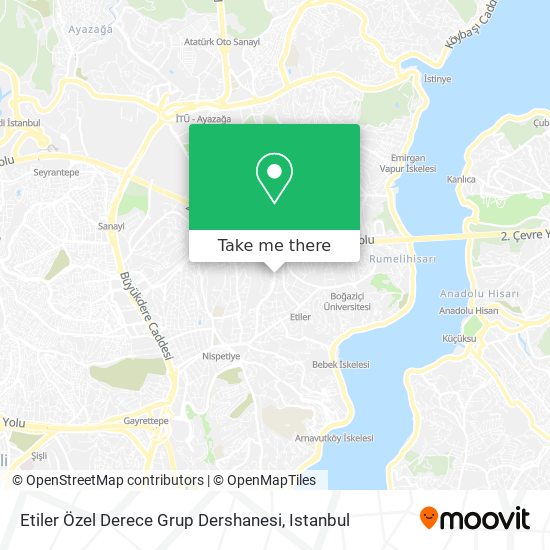 Etiler Özel Derece Grup Dershanesi map