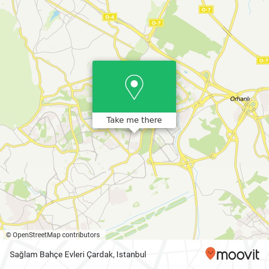 Sağlam Bahçe Evleri Çardak map