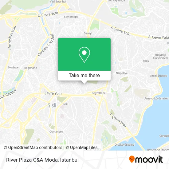 River Plaza C&A Moda map