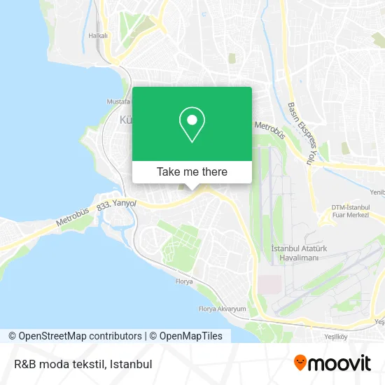 R&B moda tekstil map