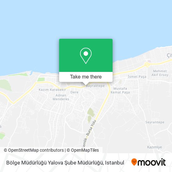 Bölge Müdürlüğü Yalova Şube Müdürlüğü map