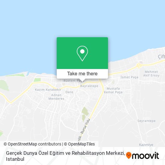 Gerçek Dunya Özel Eğitim ve Rehabilitasyon Merkezi map