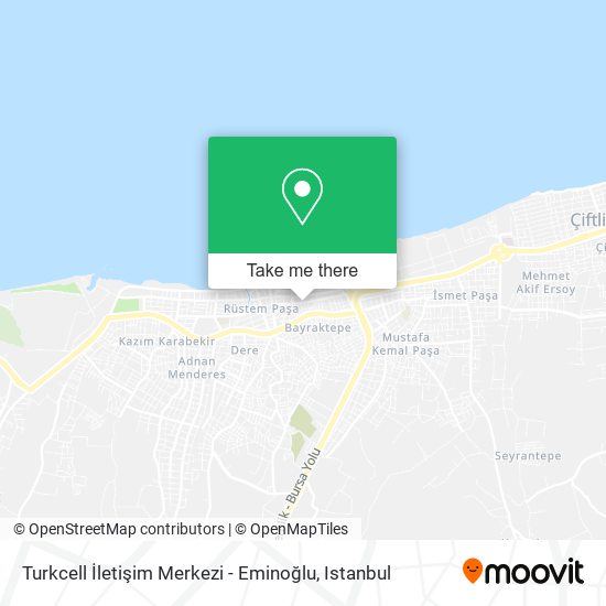 Turkcell İletişim Merkezi - Eminoğlu map