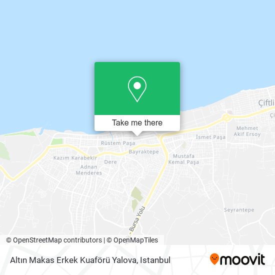 Altın Makas Erkek Kuaförü Yalova map
