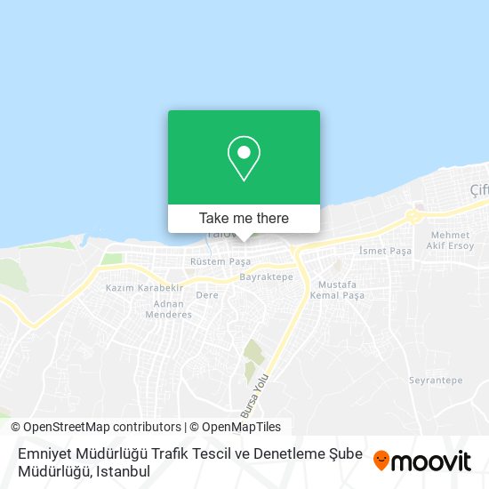 Emniyet Müdürlüğü Trafik Tescil ve Denetleme Şube Müdürlüğü map