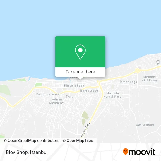Biev Shop map
