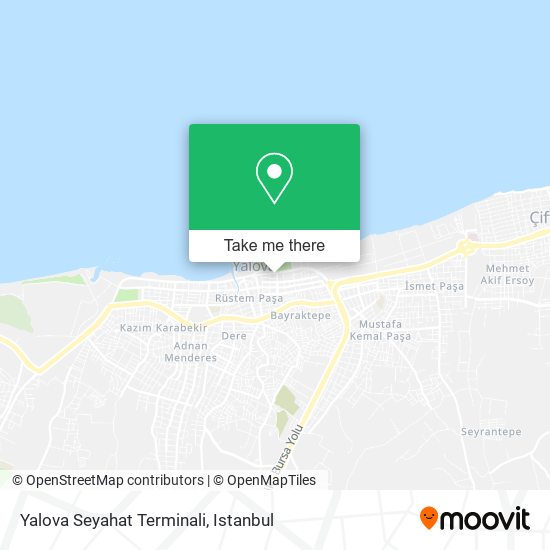Yalova Seyahat Terminali map