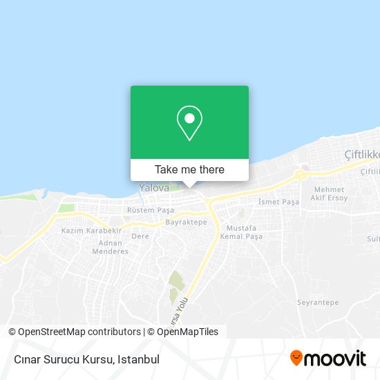 Cınar Surucu Kursu map