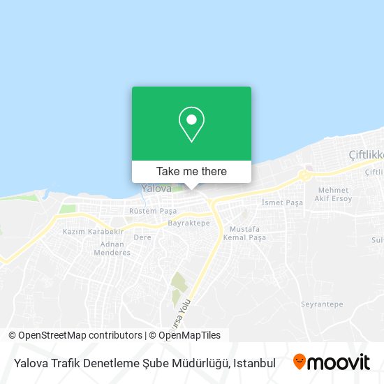 Yalova Trafik Denetleme Şube Müdürlüğü map