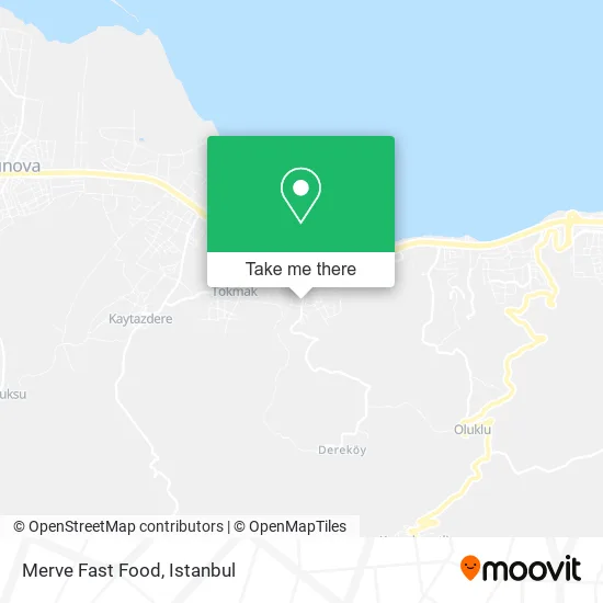 Merve Fast Food map