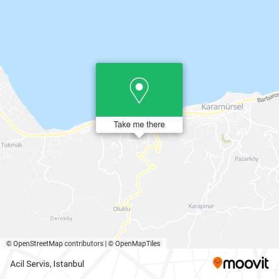 Acil Servis map