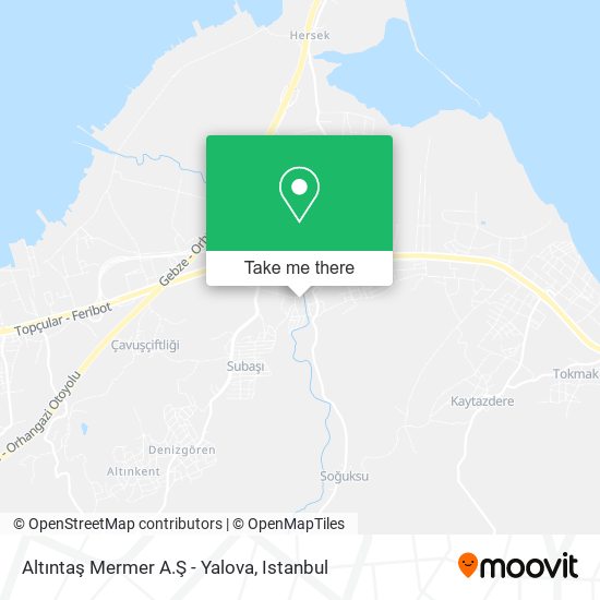 Altıntaş Mermer A.Ş - Yalova map