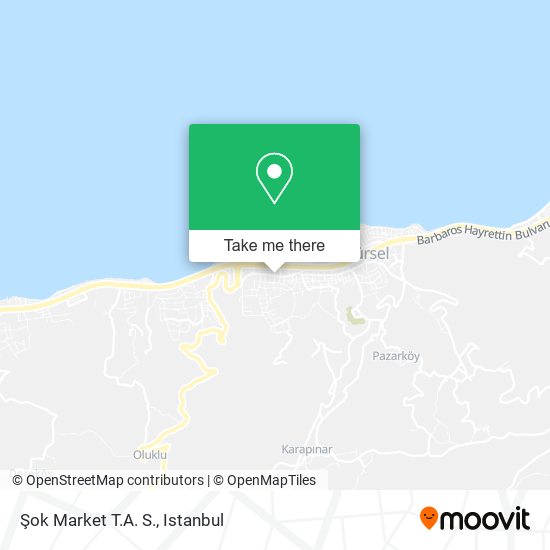 Şok Market T.A. S. map