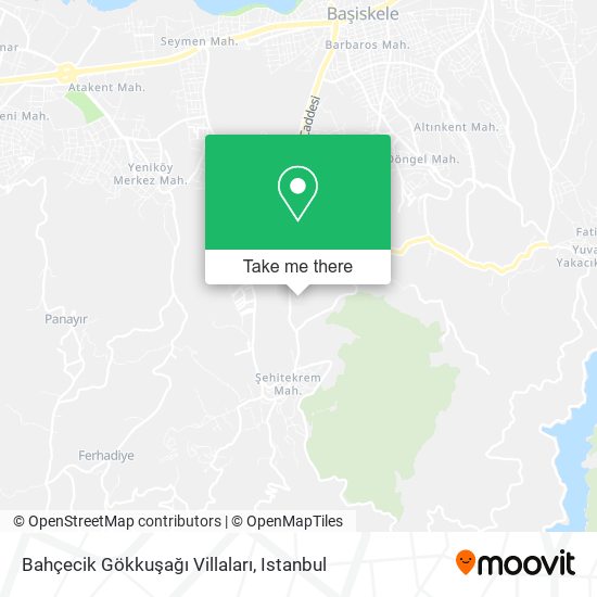 Bahçecik Gökkuşağı Villaları map