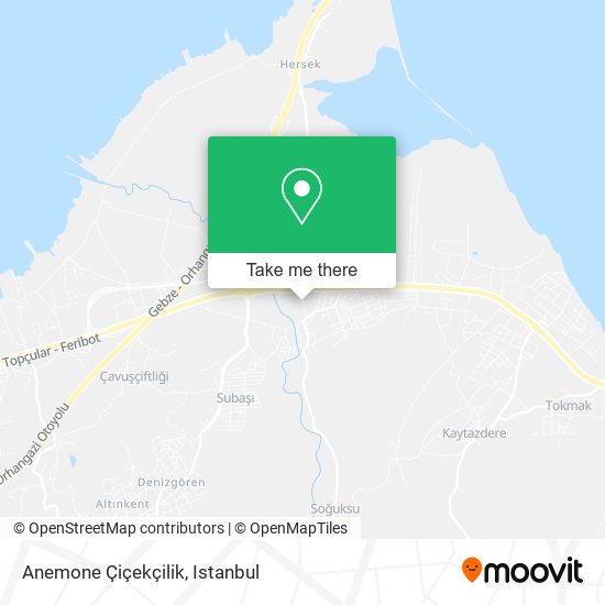 Anemone Çiçekçilik map