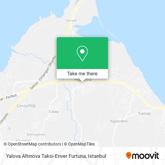 Yalova Altınova Taksi-Enver Furtuna map