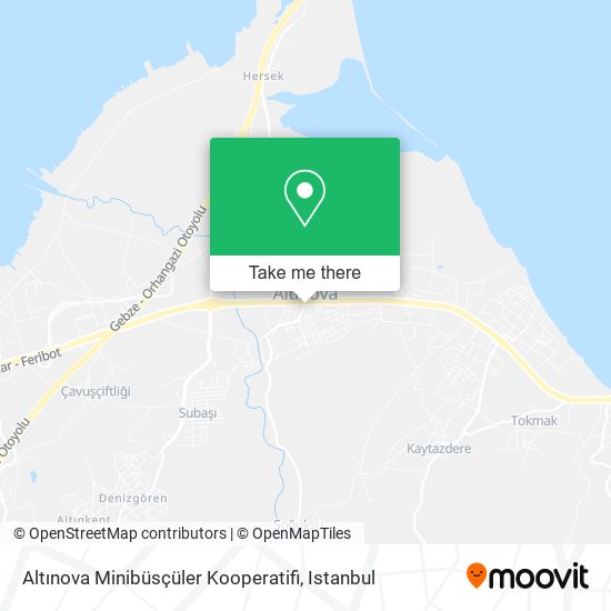 Altınova Minibüsçüler Kooperatifi map