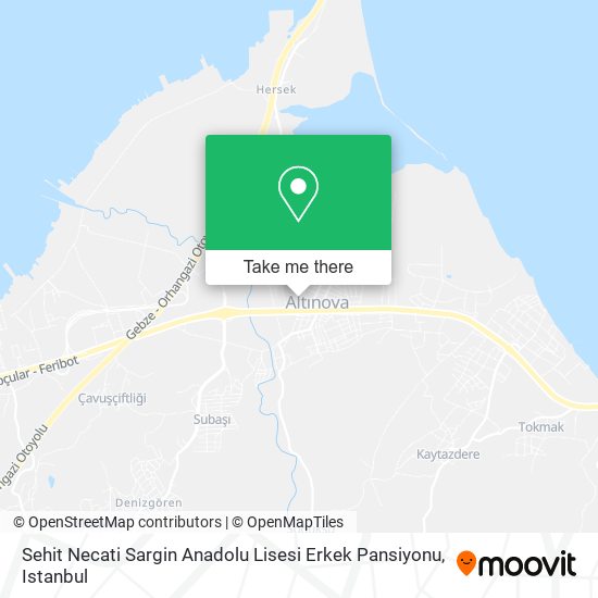 Sehit Necati Sargin Anadolu Lisesi Erkek Pansiyonu map