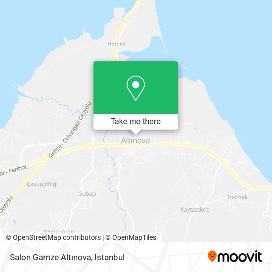 Salon Gamze Altınova map