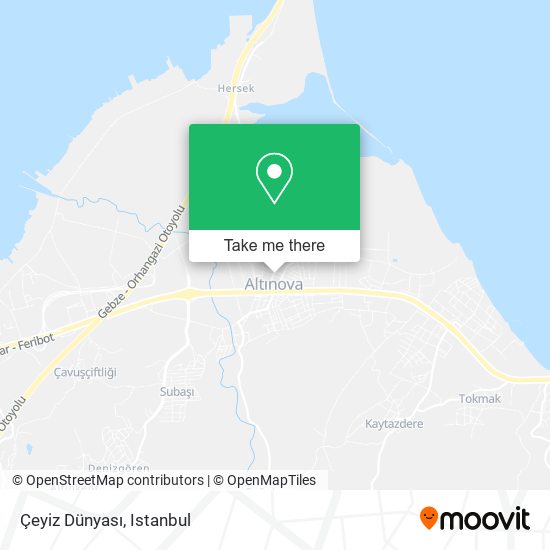 Çeyiz Dünyası map