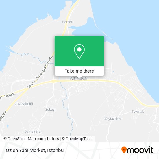 Özlen Yapı Market map