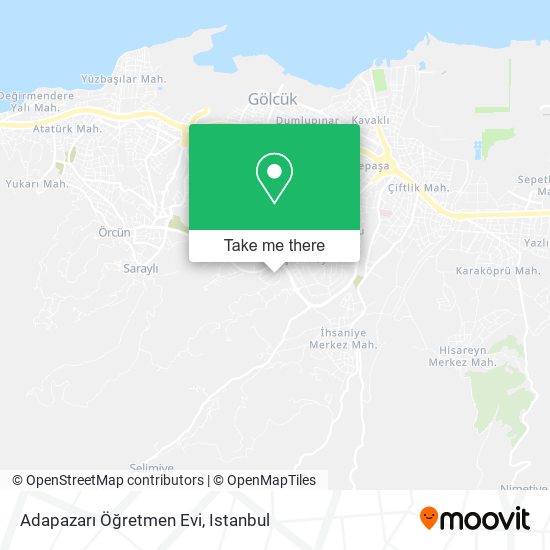 Adapazarı Öğretmen Evi map