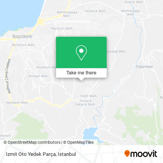 Izmit Oto Yedek Parça map