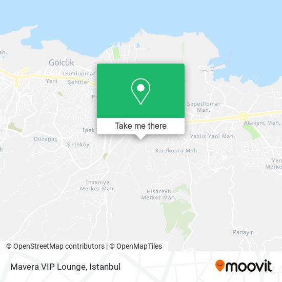 Mavera VIP Lounge map