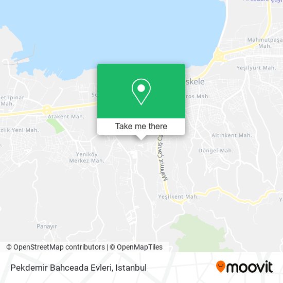 Pekdemir Bahceada Evleri map