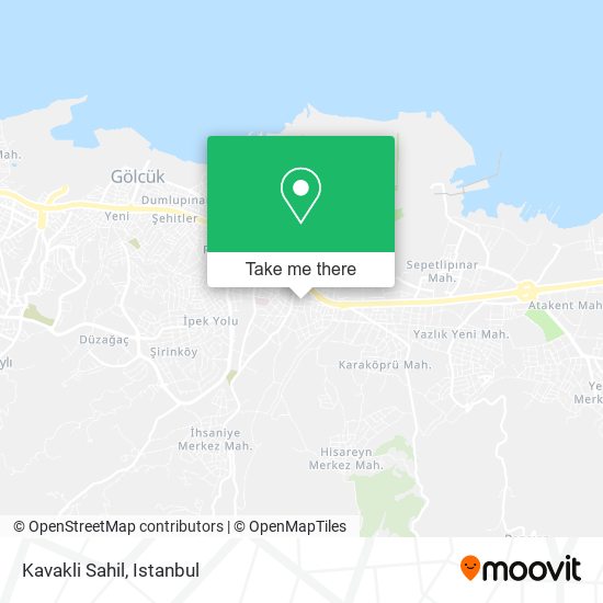 Kavakli Sahil map