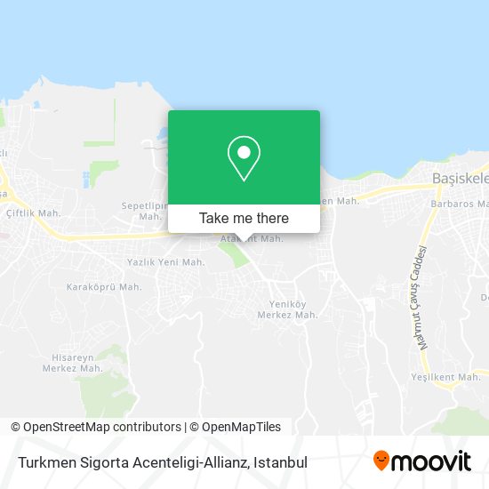 Turkmen Sigorta Acenteligi-Allianz map