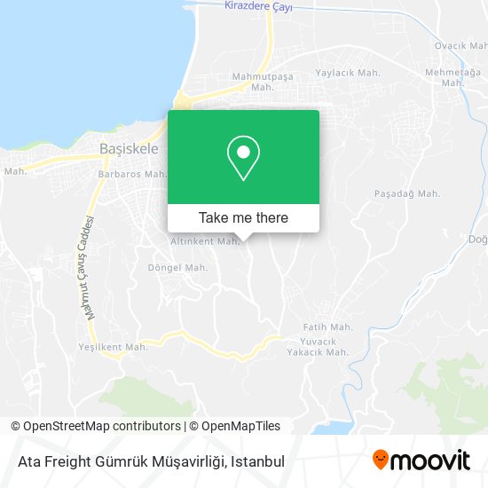 Ata Freight Gümrük Müşavirliği map