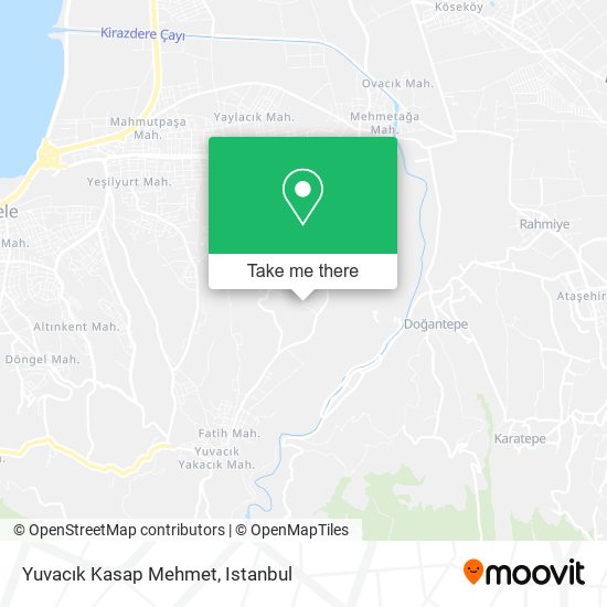 Yuvacık Kasap Mehmet map